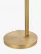 Modern Chandelier Floor Lamp, Matte Warm Brass