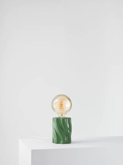 Twist Bulbholder Table Lamp,Lichen Green