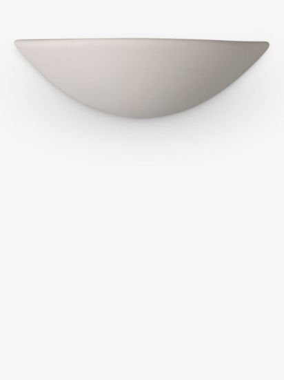 Radius Uplighter Wall Light, White